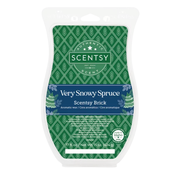 Very Snowy Spruce Scentsy Brick